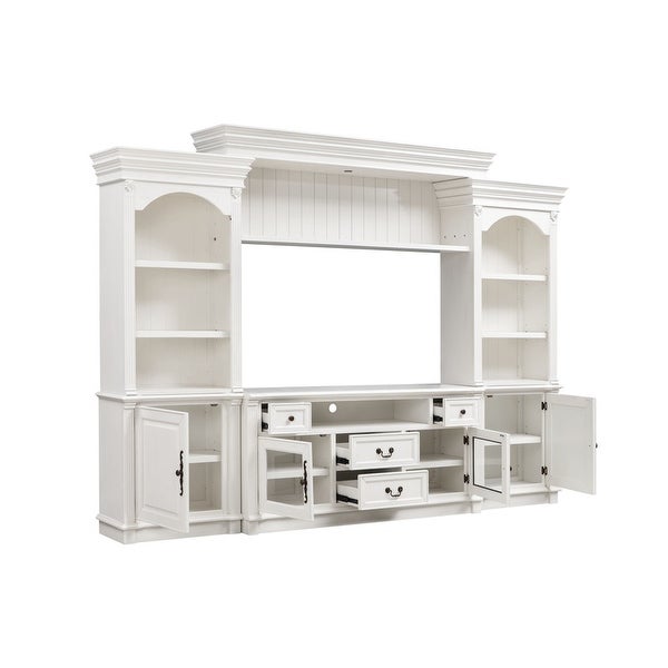 Copper Grove Cantaura White Entertainment Center