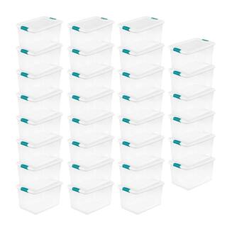 Sterilite 64-Qt. Latching Plastic Storage Box in Clear (30-Pack) 30 x 14978006