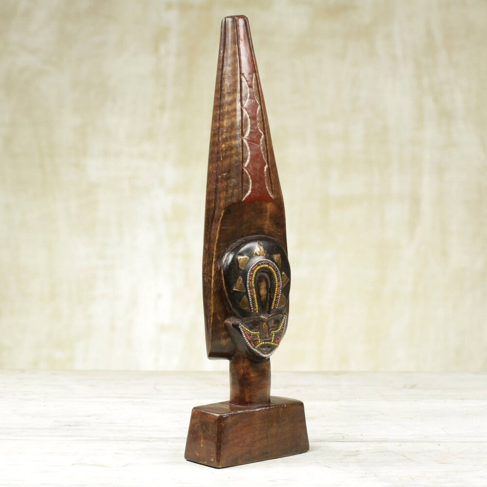 Handmade African Wood Sculpture  'Ntiase' (Ghana)   16.5\