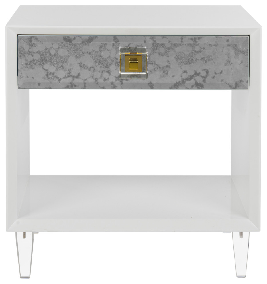 Safavieh Couture Aurelia Eglomise Side Table   Contemporary   Side Tables And End Tables   by Safavieh  Houzz