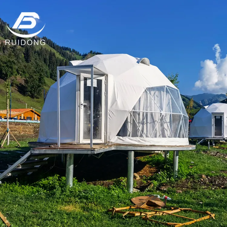 Factory made Camping Glamping Dome Tent Hotel Design House UV Resistance Waterproof Outdoor Style