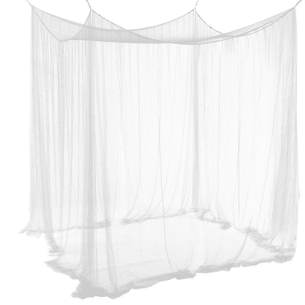 Polyester Fabric Canopy Beautiful Bed Canopy Mosquito Net Size Double Bed Mosquito Net White 210 X 1