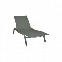 Bain de soleil FERMOB Alizé XS STEREO - Chaise longue réglable alu