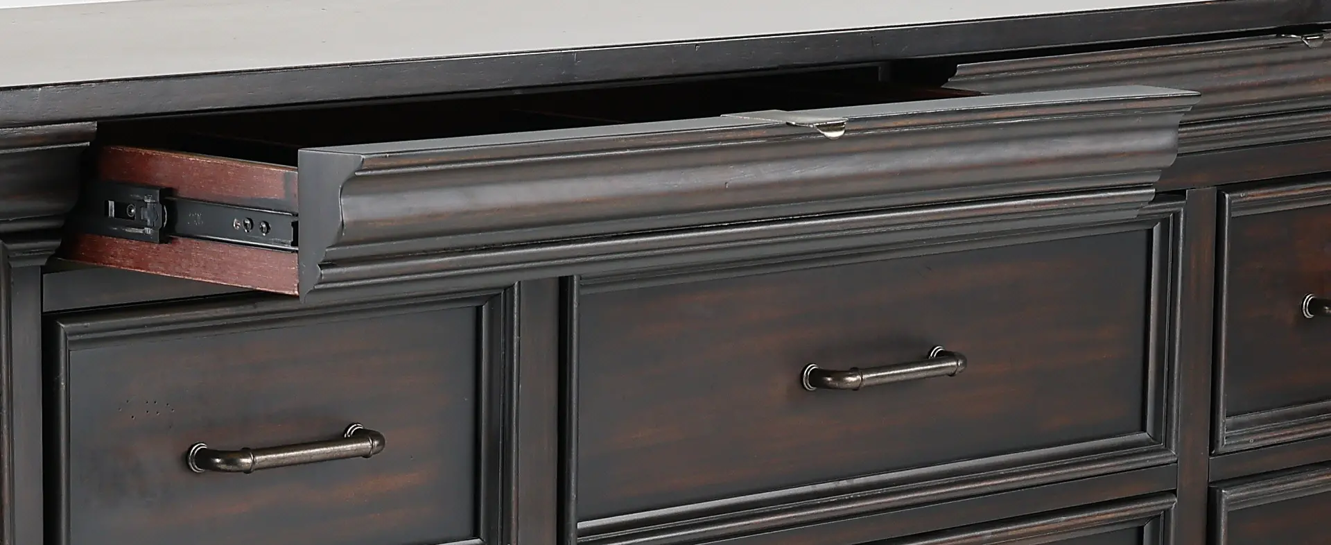 Caldwell Dark Brown Dresser