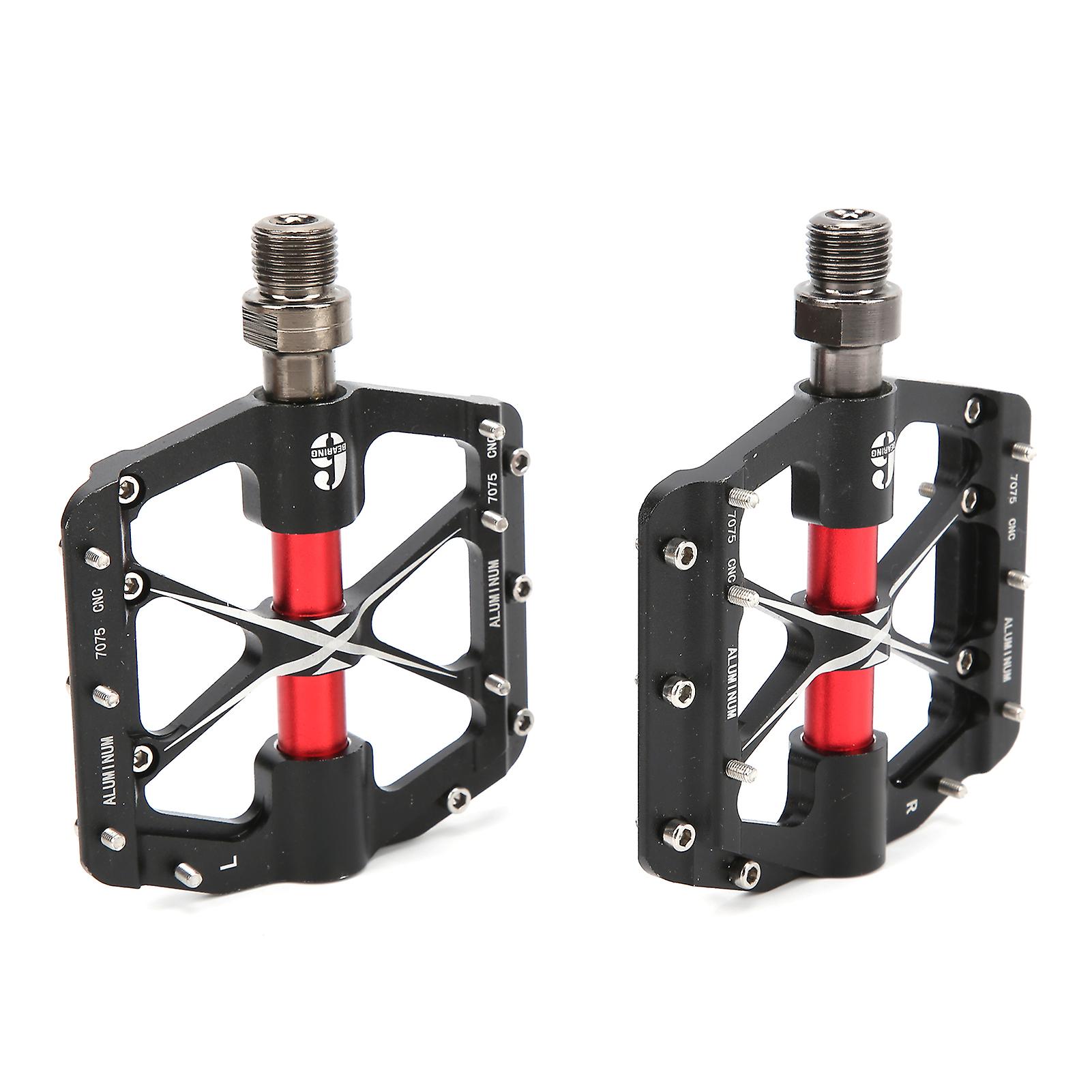 Wake Mountain Bike 3 Bearing Cnc Aluminum Alloy Pedal Durable Bicycle Accessoriesblack