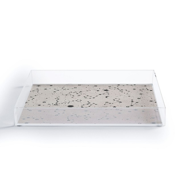 Iveta Abolina Starry Night Ii Acrylic Tray Deny Designs