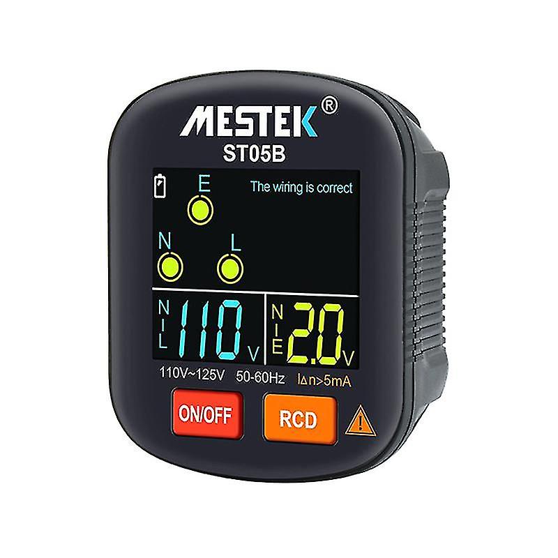 Mestek St05 Socket Tester Outlet Tester Rcd Gfci Ncv Test Us Plug