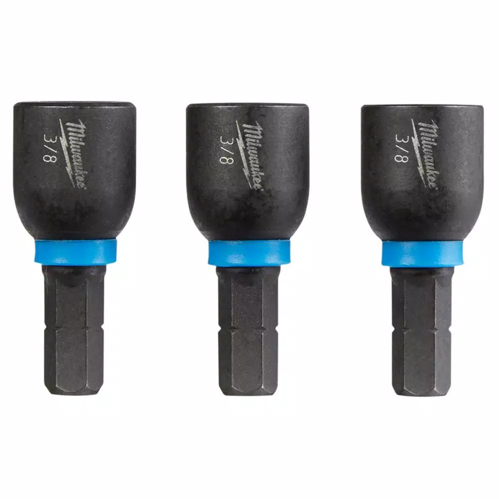 Milwaukee Shockwave 3/8 in. Insert Nut Driver (3-Pack) and#8211; XDC Depot