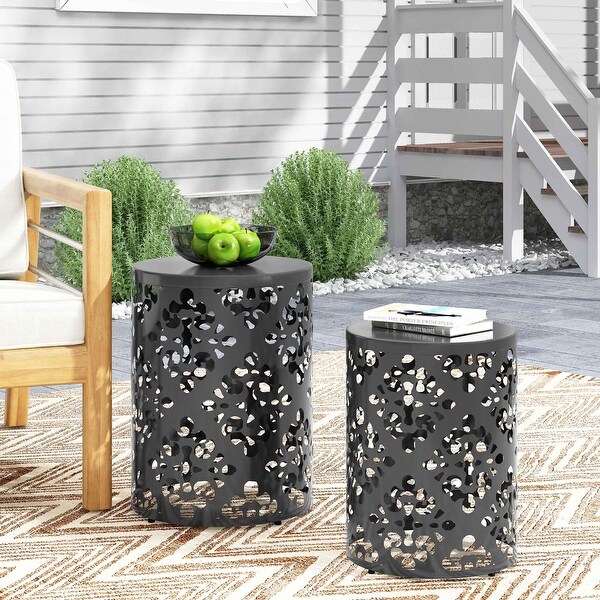 2024 NEW Metal end /side table set of 2