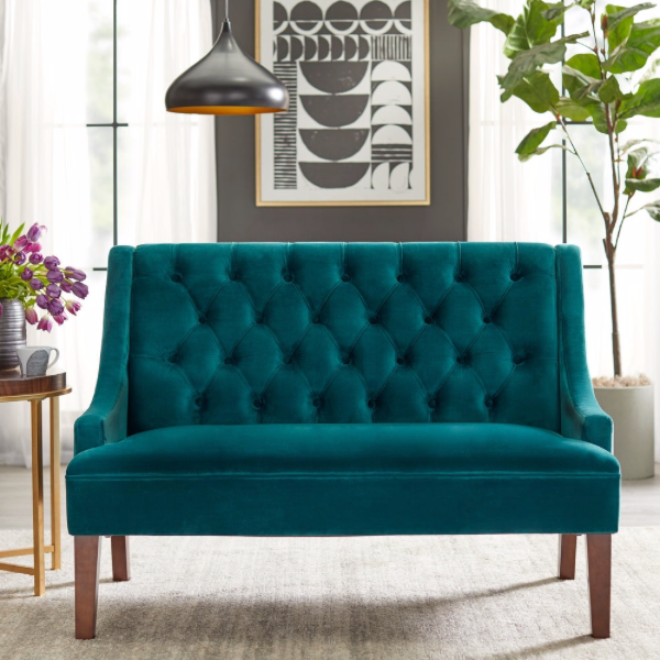 angelo:HOME Loveseat - Melina (emerald)