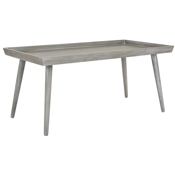 SAFAVIEH Nonie Slate Grey Coffee Table with Tray - 41.8