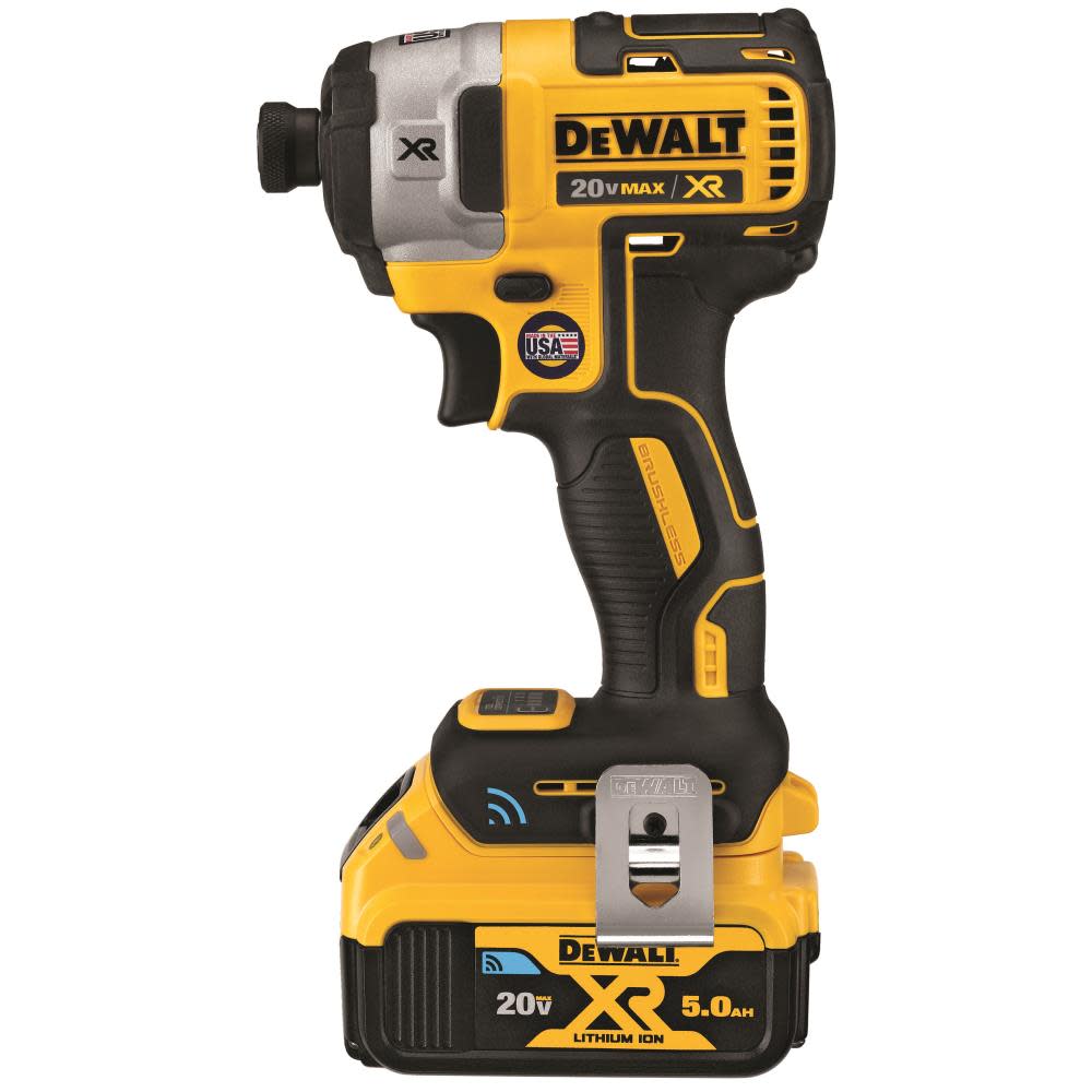 DEWALT 20V MAX* XR® Brushless Tool Connect™ Impact Driver Kit (w/ Tool Connect™ Batteries)