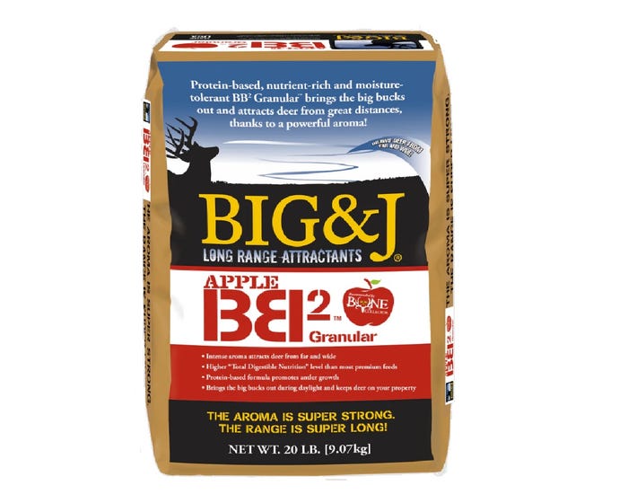 Big  J Apple BB2 Granular Attractant， 20 lb. - BB2-AP-20