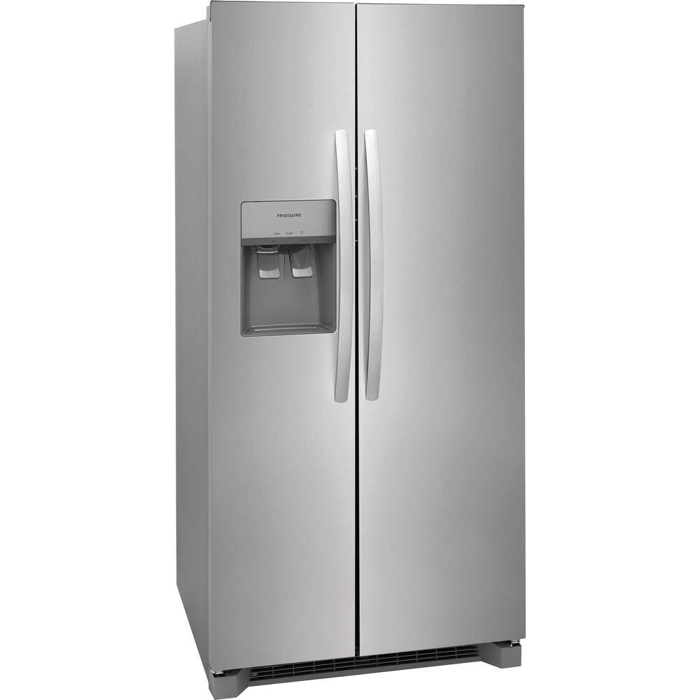 Frigidaire 33 in. 22.3 cu. ft. Side by Side Refrigerator in Stainless Steel Standard Depth FRSS2323AS