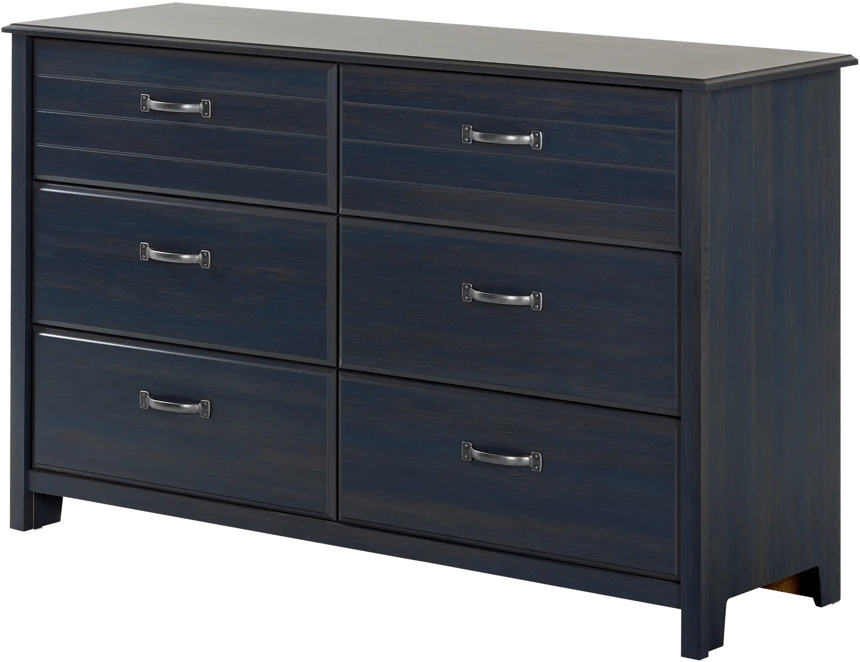 Asten Contemporary Blue Dresser - South Shore