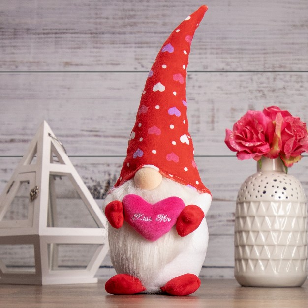 Red Hearts Kiss Me Valentine x27 s Day Gnome