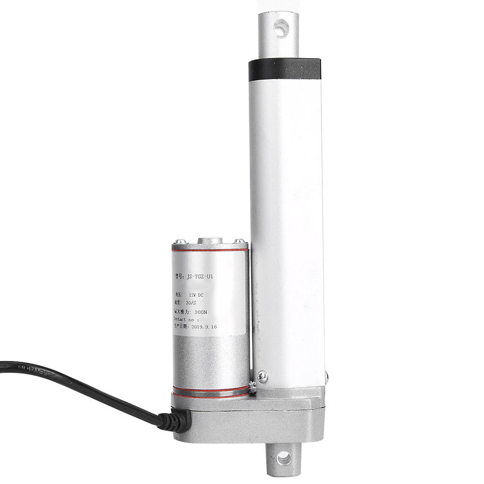 Js Tgz U1 Electric Linear Actuator Dc Motor Multi Function Actuator 30mm S 300n 12vdc Ip45(100mm )