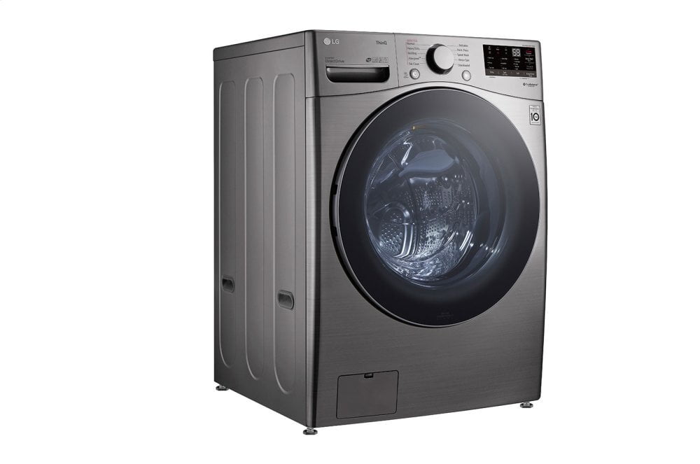 Lg WM3600HVA 4.5 Cu. Ft. Ultra Large Capacity Smart Wi-Fi Enabled Front Load Washer With Built-In Intelligence & Steam Technology