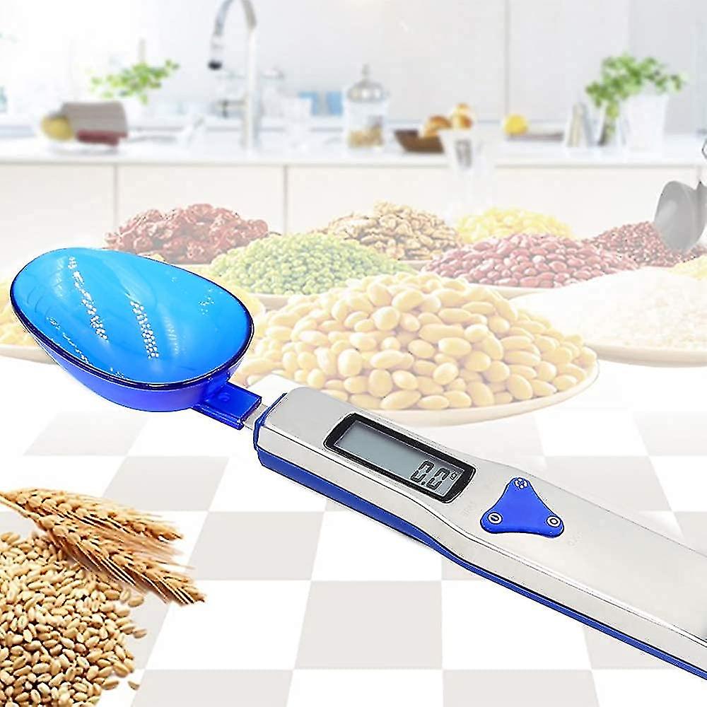 Electronic Measuring Spoons With 3 Spoons， 500g/0.1g Digital Scale With Lcd Display For Weighing Kitchen Supplies And Other Items