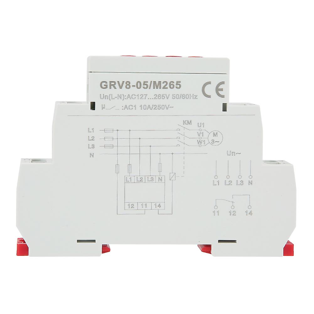 Grv8-05 3-phase Voltage Monitoring Relay Phase Sequence Phase Failure Protection M265