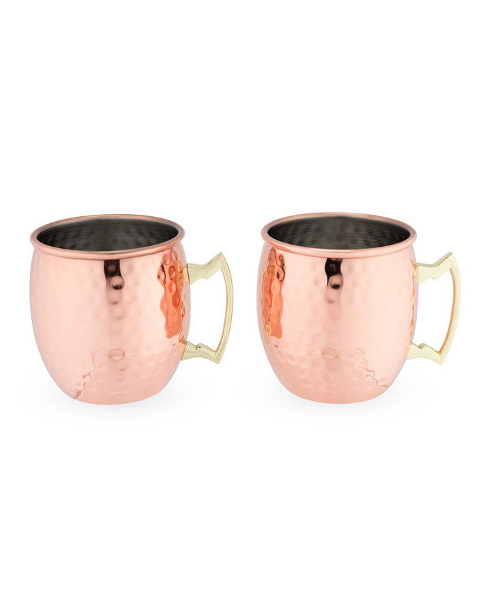 True Brands Hamme Moscow Mule Mugs 2 Piece 16 Oz