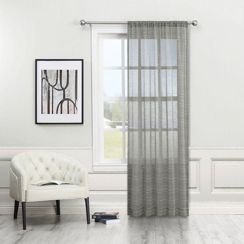 Neféli Castor 1-panel Window Curtain