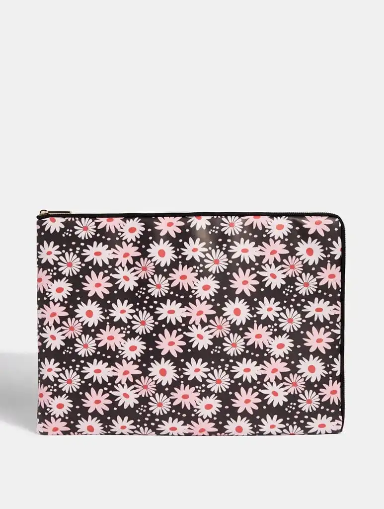 Pink Daisy Laptop Case