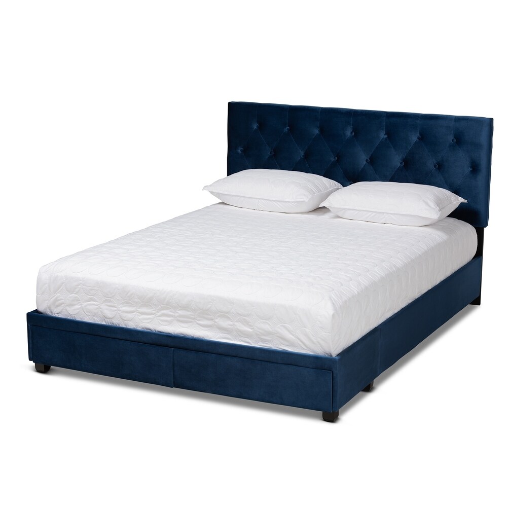 Caronia Modern and Contemporary Upholstered Platform Storage Bed