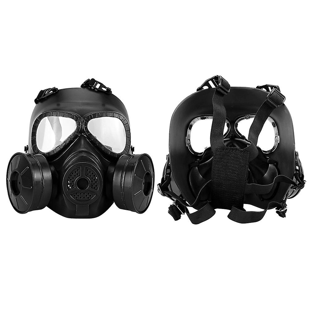 Full Face Gas Simulation Mask Military Reality Cs Field Protective Helmet Commando