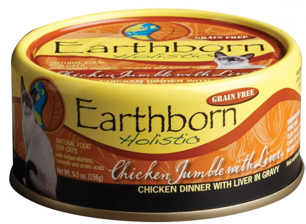 Earthborn Holistic Grain Free Chicken Jumble with Liver Canned Cat Foo