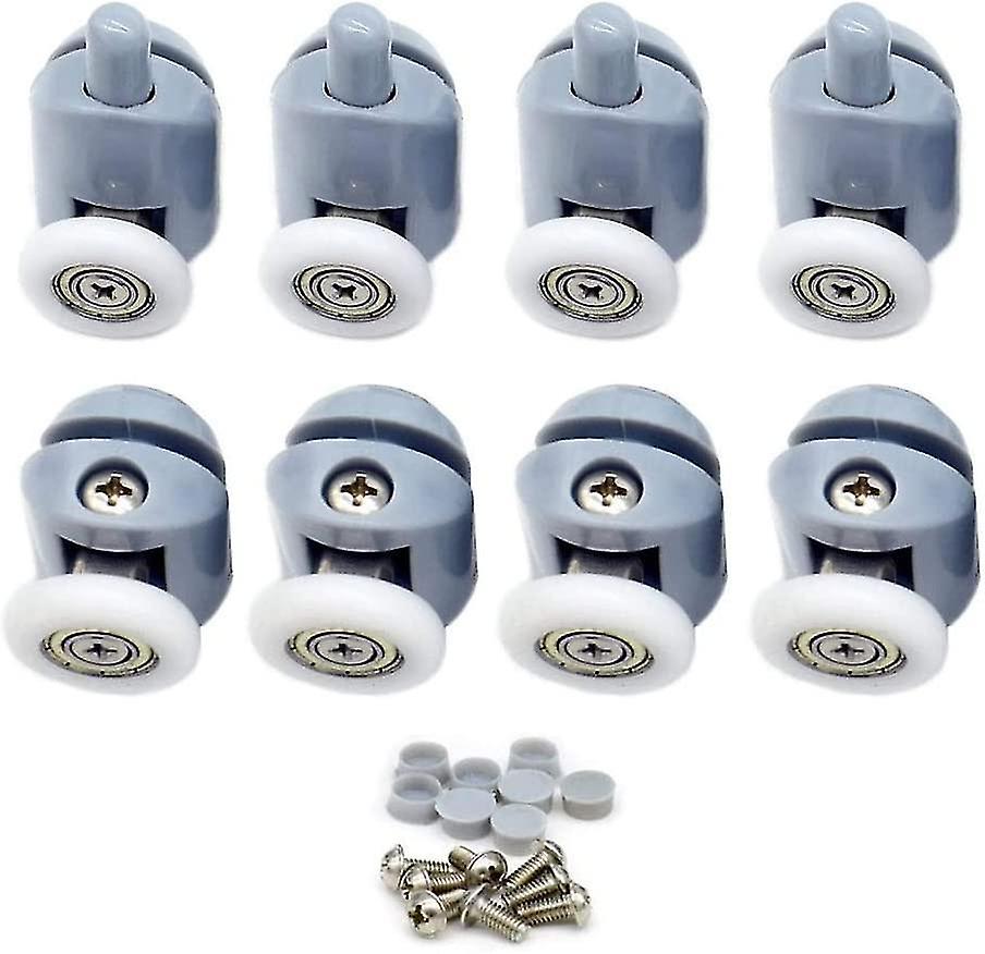 Shower Door Rollers 8 Pieces Shower Door Rollers Sliding Shower Door Roller Shower Enclosure Rollers For Bathroom Shower Door 23mm