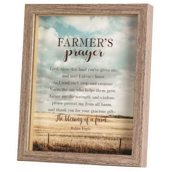 Dicksons FRMWDWG 810 54 Frmd Wall Farmer'S Prayer ...