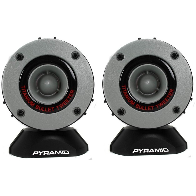 300w Loud Car Audio Aluminum Bullet Horn Tweeters Pair Tw28