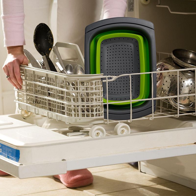 Expandable and Collapsible Colander Basket