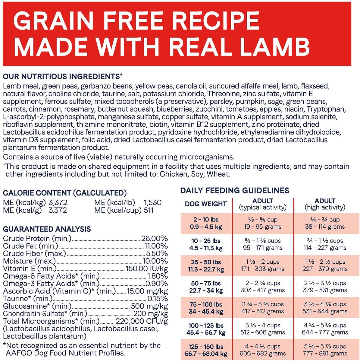 CANIDAE Under the Sun Grain-Free Lamb Recipe Adult Dry Dog Food