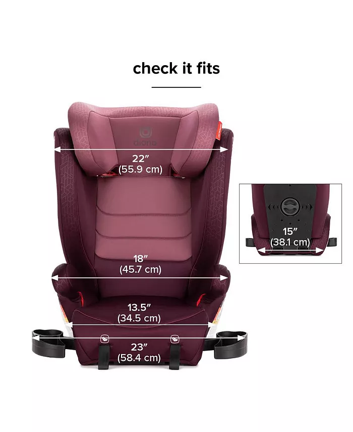 Diono Montereyandreg; 2XT Latch 2-in-1 Booster Car Seat