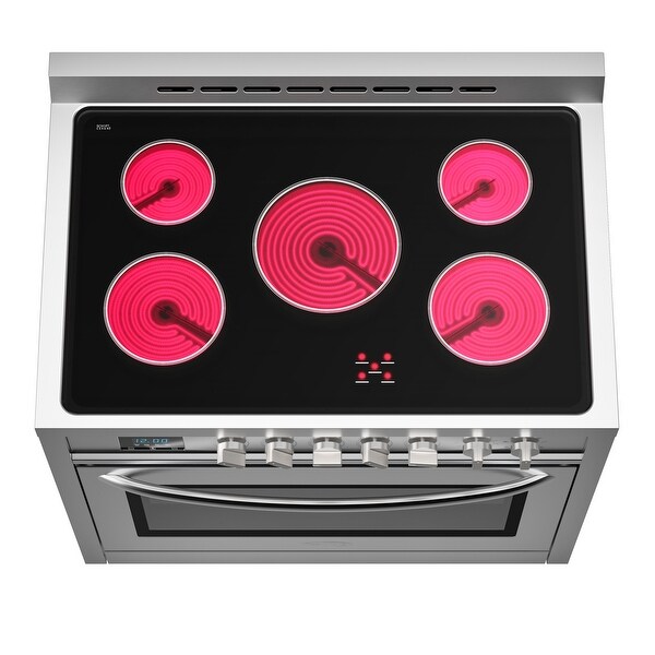 36 in. Professional Electric range Stainless Steel with Legs， 4.3 cu. ft.