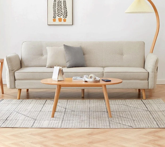 Oak Solid Wood Sleeper Sofa   Midcentury   Sleeper Sofas   by GVAwood  Houzz