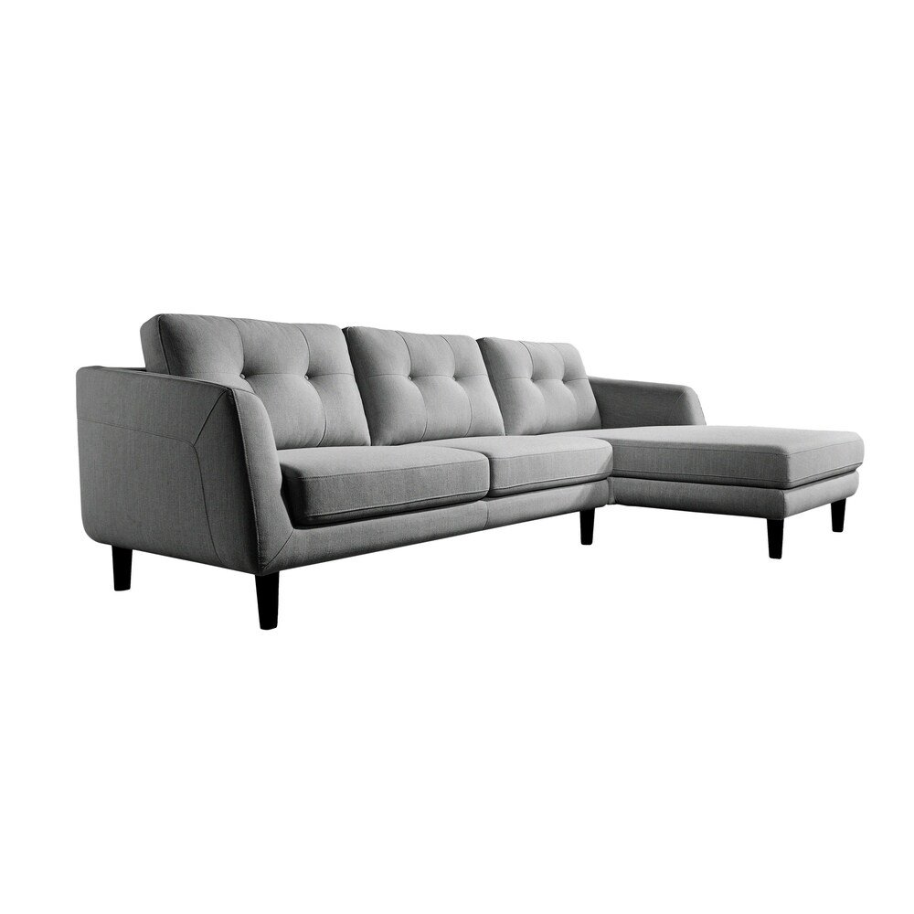 Aurelle Home Ragnar Mid Century Modern Sectional Sofa