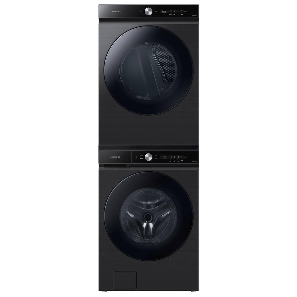  Bespoke 5.3 cu. ft. Ultra-Capacity Smart Front Load Washer in Brushed Black with Super Speed Wash and AI Smart Dial WF53BB8700AV