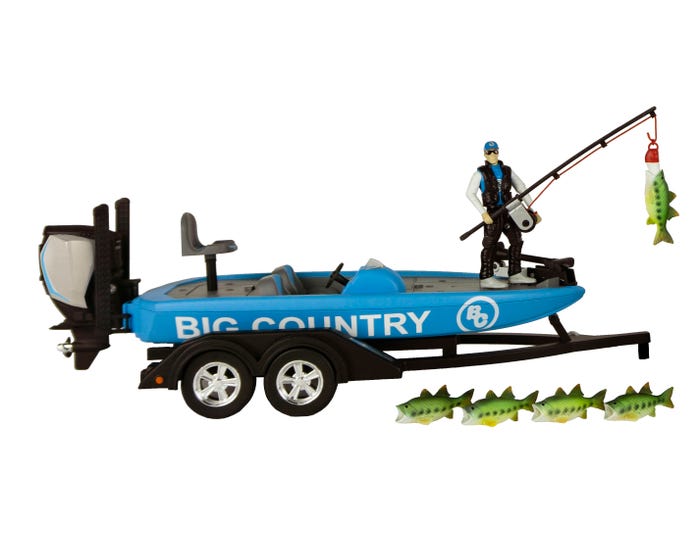 Big Country ToyS Bass Fishing Boat - 498