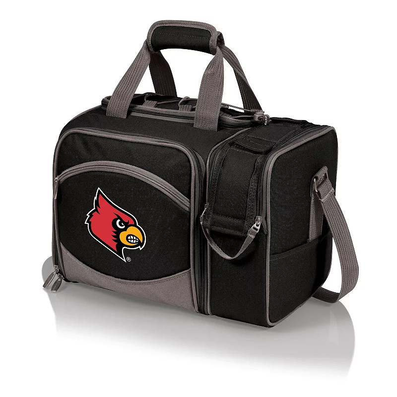 Picnic Time Louisville Cardinals Malibu Picnic Basket Cooler Set