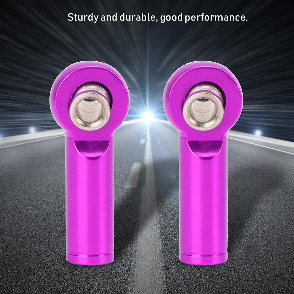 10pcs Aluminium Alloy M4 Positive And Negative Thread Tie Push Link Rod Joint For 1/10 Model Rc Carpurple