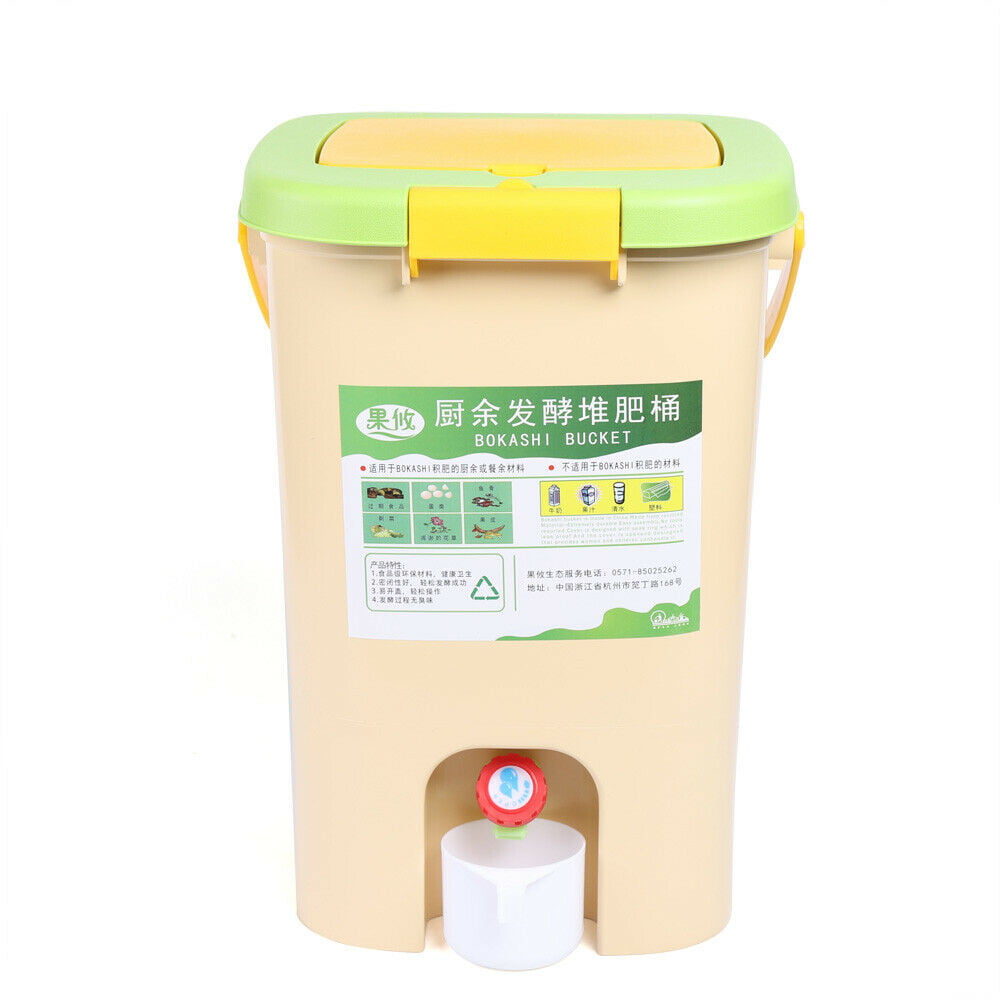 21L Recycle Com-Poster Compost Bin Kitchen Food Waste Bucket 28.5 * 28.5 * 42cm