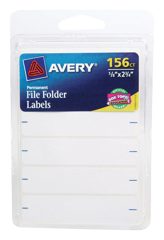 LABEL FILE 2.75X5/8PK156