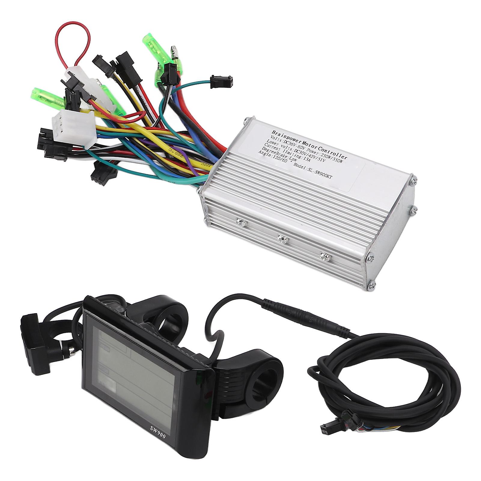 36v60v 250w/350w Brushless Motor Controller And Sw900 Lcd Display Kit For Electric Bicycle Scooter