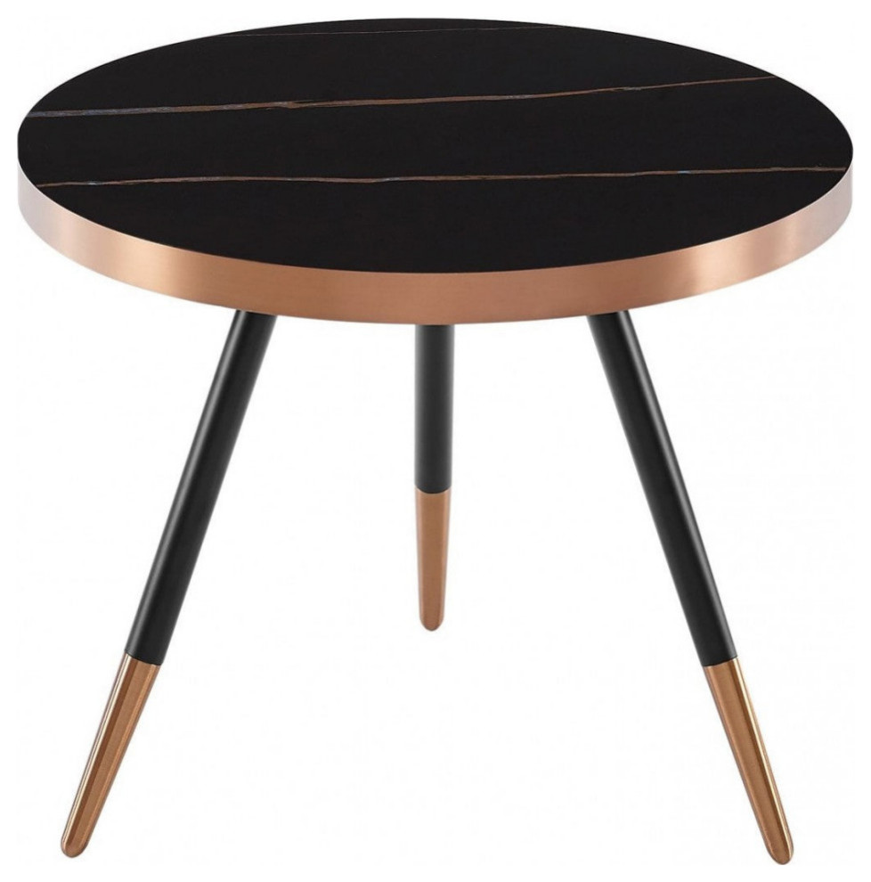 Andriani Modern Black Ceramic Small Coffee Table   Modern   Coffee Tables   by Virgil Stanis Design  Houzz