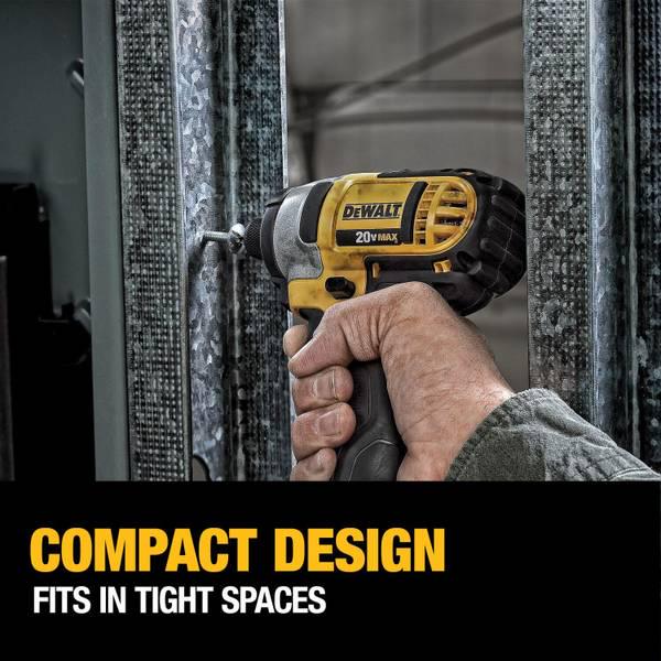 DEWALT  20V MAX 1/4 Impact Driver Kit