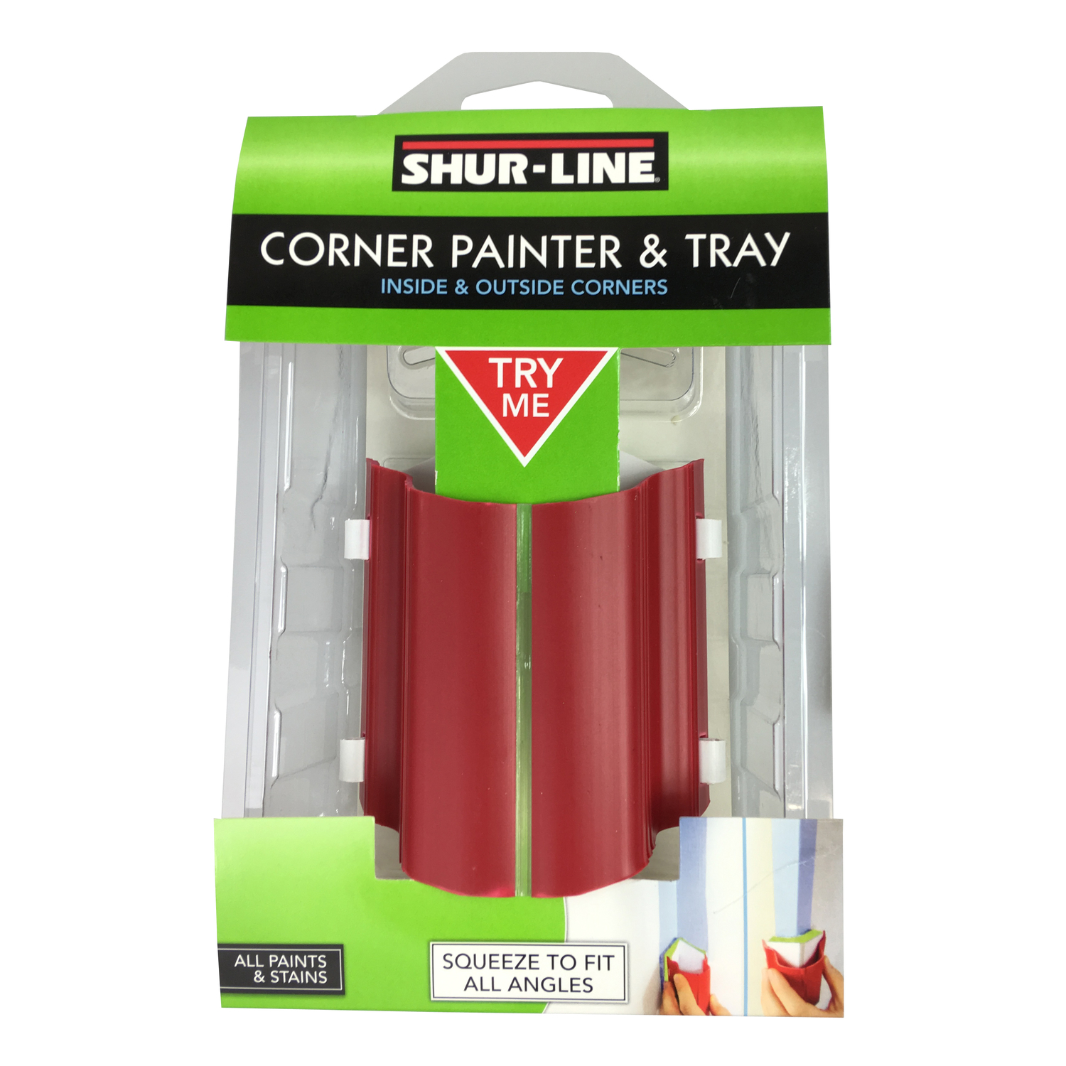 Shur-Line 5 in. W Corner Painter with Tray For Flat Surfaces