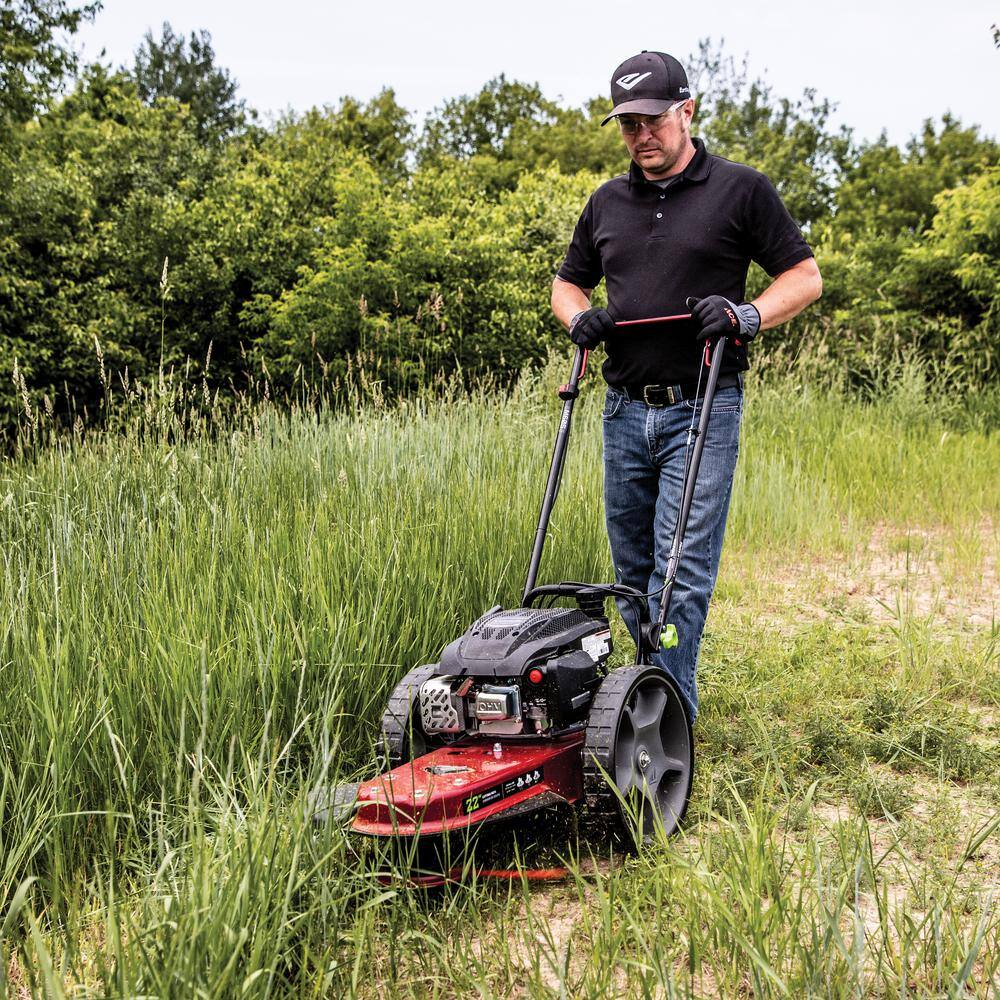 Earthquake 22 in. Cutting Width with 160cc 4-Cycle Gas Viper Engine Walk Behind String Mower 40314